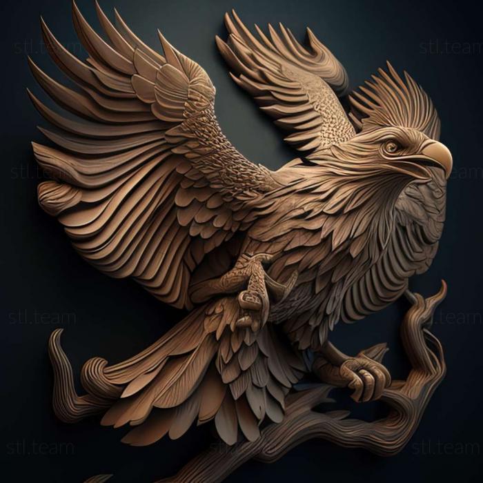 3D model american eagle ooks out of (STL)